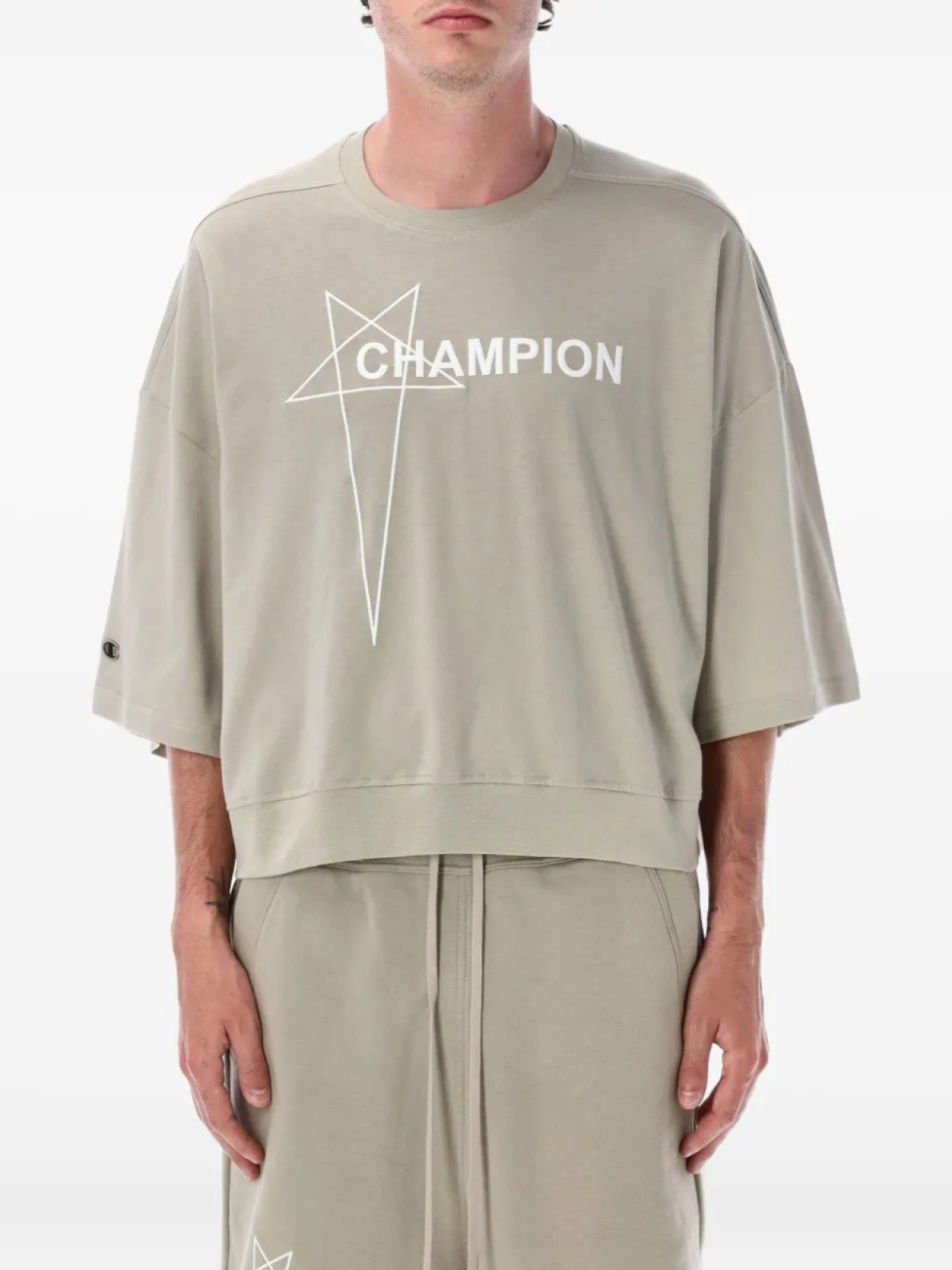 

Футболка Томми Rick Owens X Champion, нейтральный