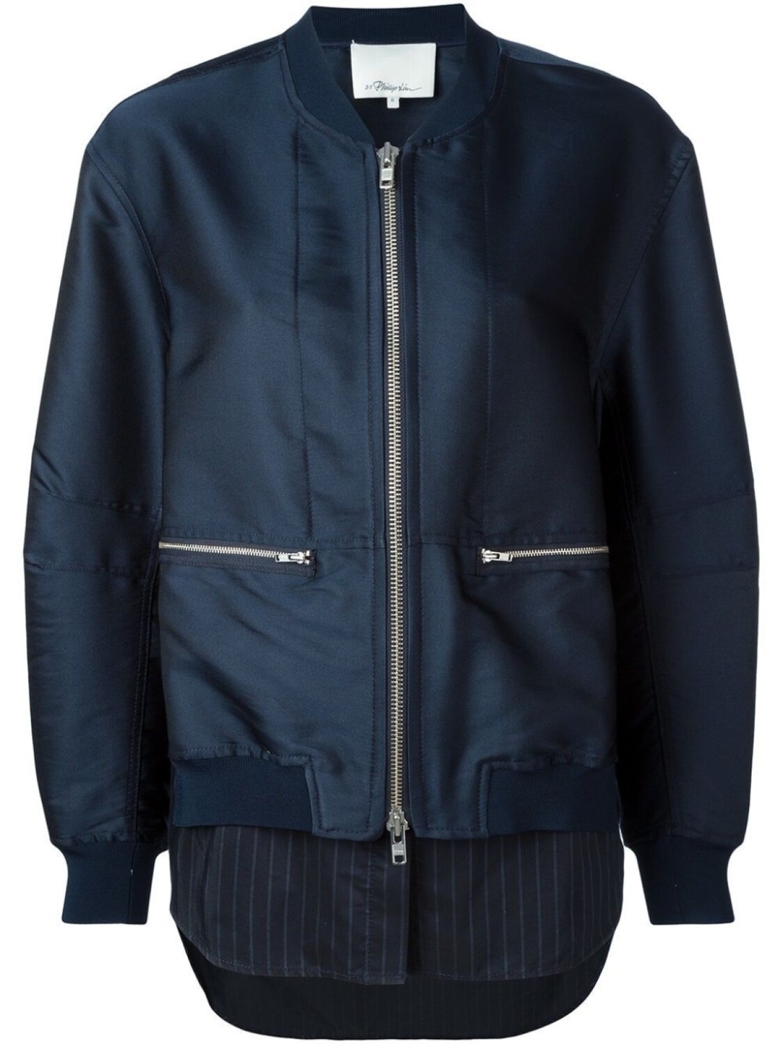 

3.1 Phillip Lim многослойный бомбер, синий