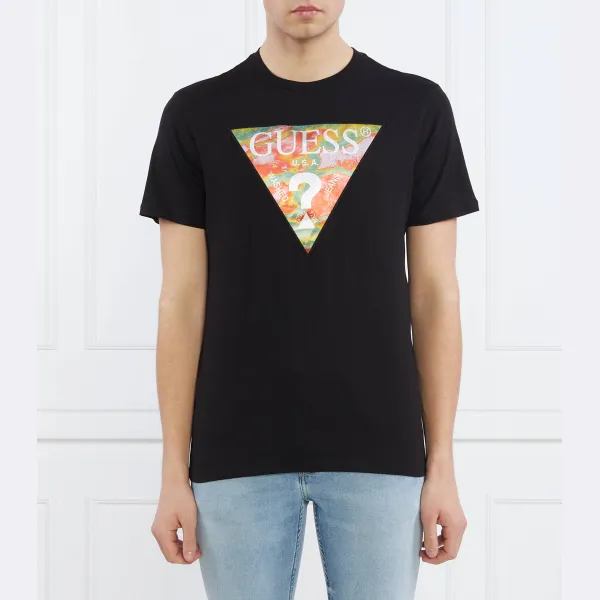 

Футболка стандартного кроя Guess, черный