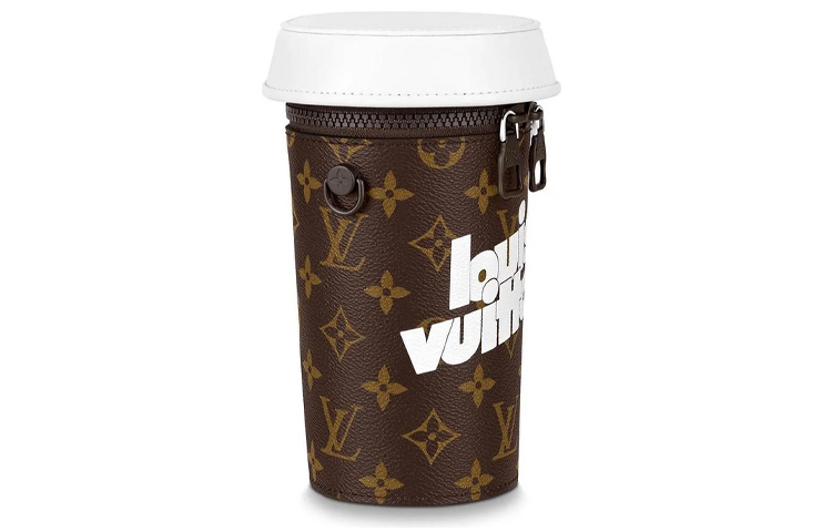 LOUIS VUITTON Кожаная наплечная сумка через плечо мужская коричневая — фото 4