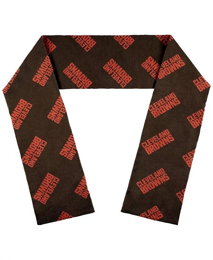 

Женский шарф с надписью Cleveland Browns Team Wear By Erin Andrews, коричневый
