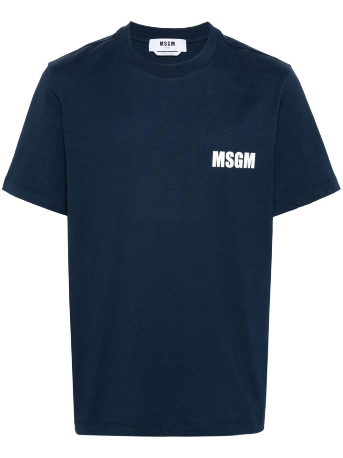 

MSGM футболка с логотипом, синий