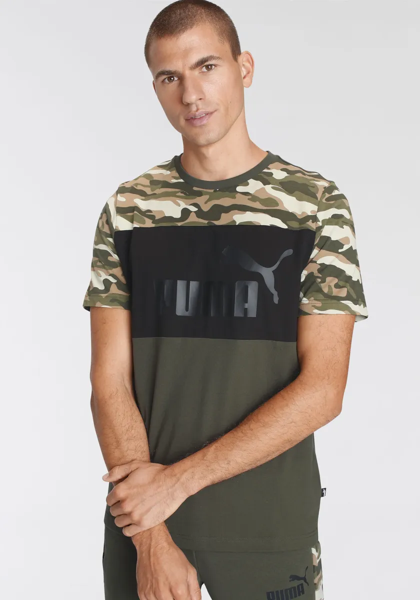 

Футболка PUMA "ESS+ Camo Tee", зеленый