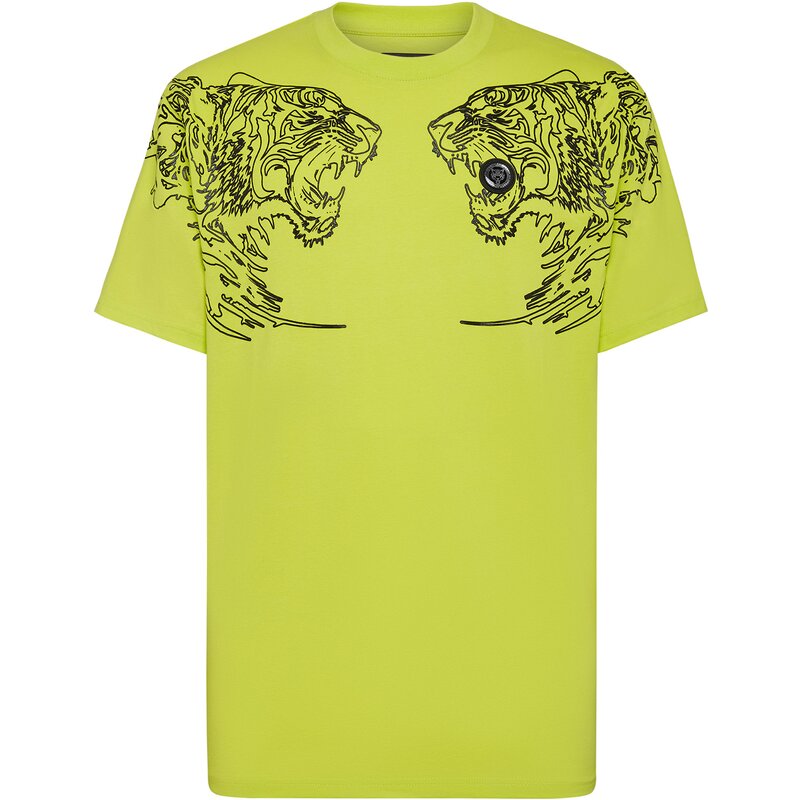 

Футболка с тигром Plein Sport, желтый