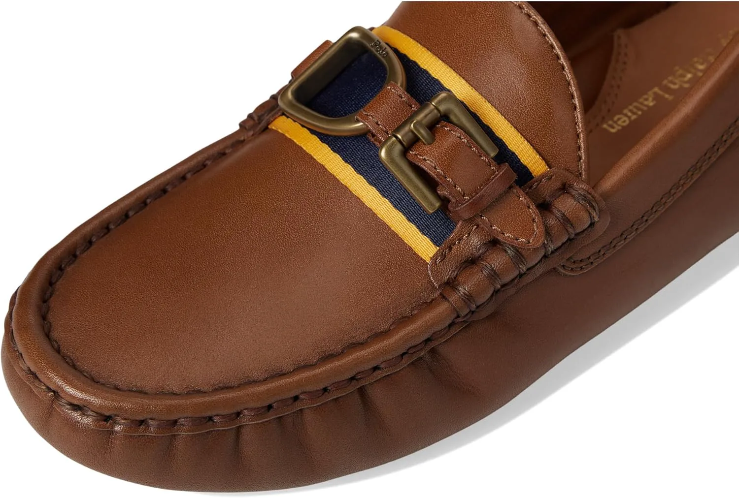Мужские кожаные водительские туфли Polo Ralph Lauren Anders — фото 4