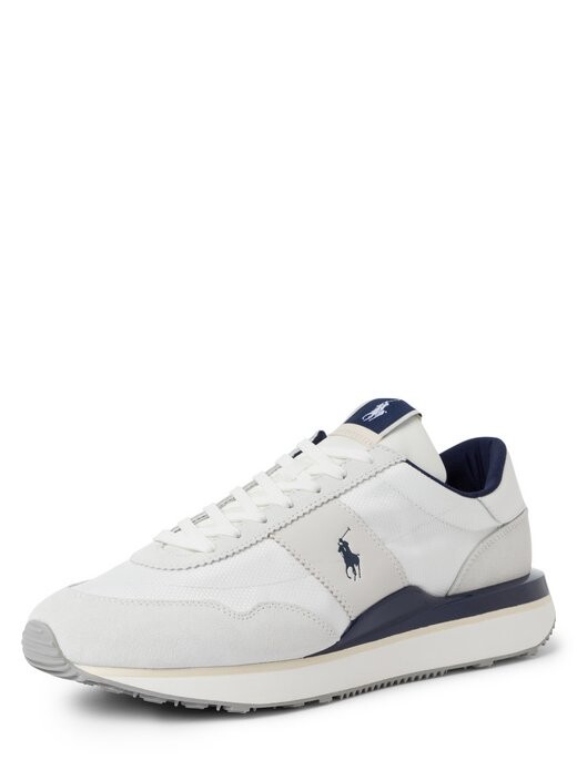 

Кроссовки с кожаным наполнением Polo Ralph Lauren, экрю