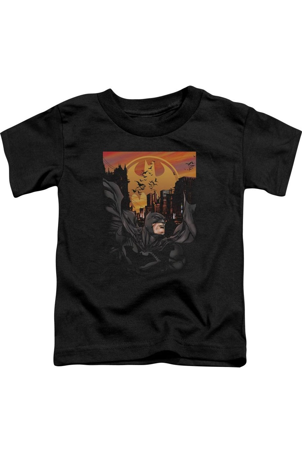 

Футболка с коротким рукавом для малышей Batman Always On Call Gildan, черный