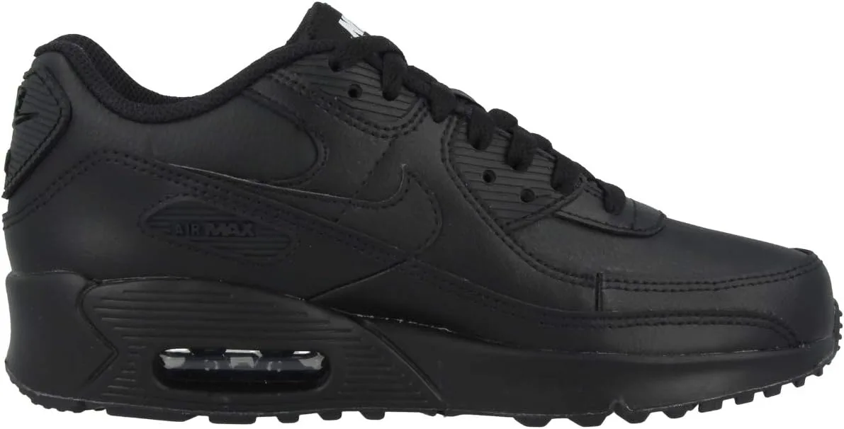 Детские кроссовки Nike Air Max 90 Ltr для детей постарше, унисекс, белый/черный — фото 4