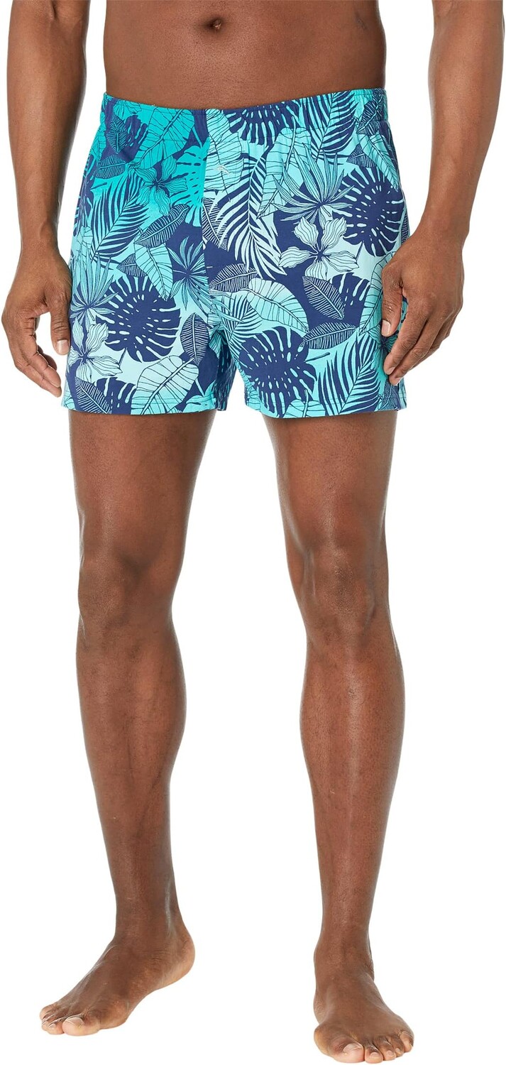 

Боксеры Tommy Bahama 2-Pack Knit Boxer, цвет Aqua/Navy Tropical