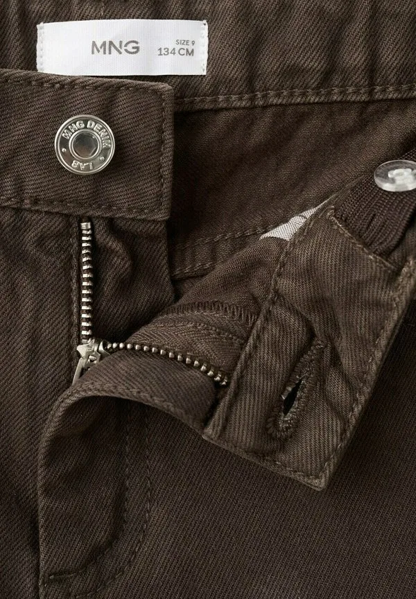 Детские джинсовые шорты Mango Kids, Brown — фото 3