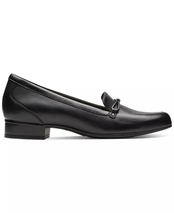 Женские лоферы Juliet Shine на плоской подошве Clarks, черный — фото 2
