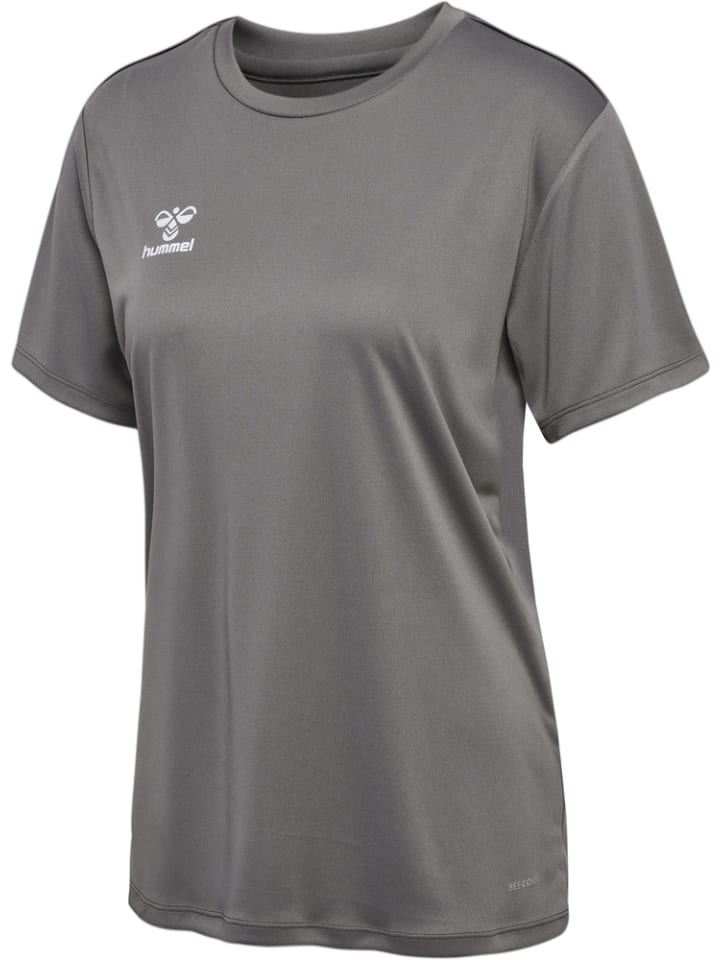 

Футболка Hmlessential Jersey S/S Woman серого цвета Hummel