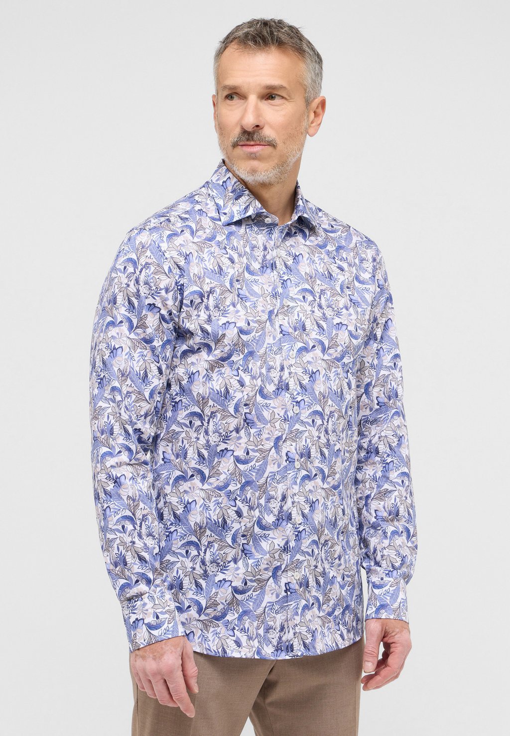 

Рубашка SLIM FIT Eterna, светло-голубой