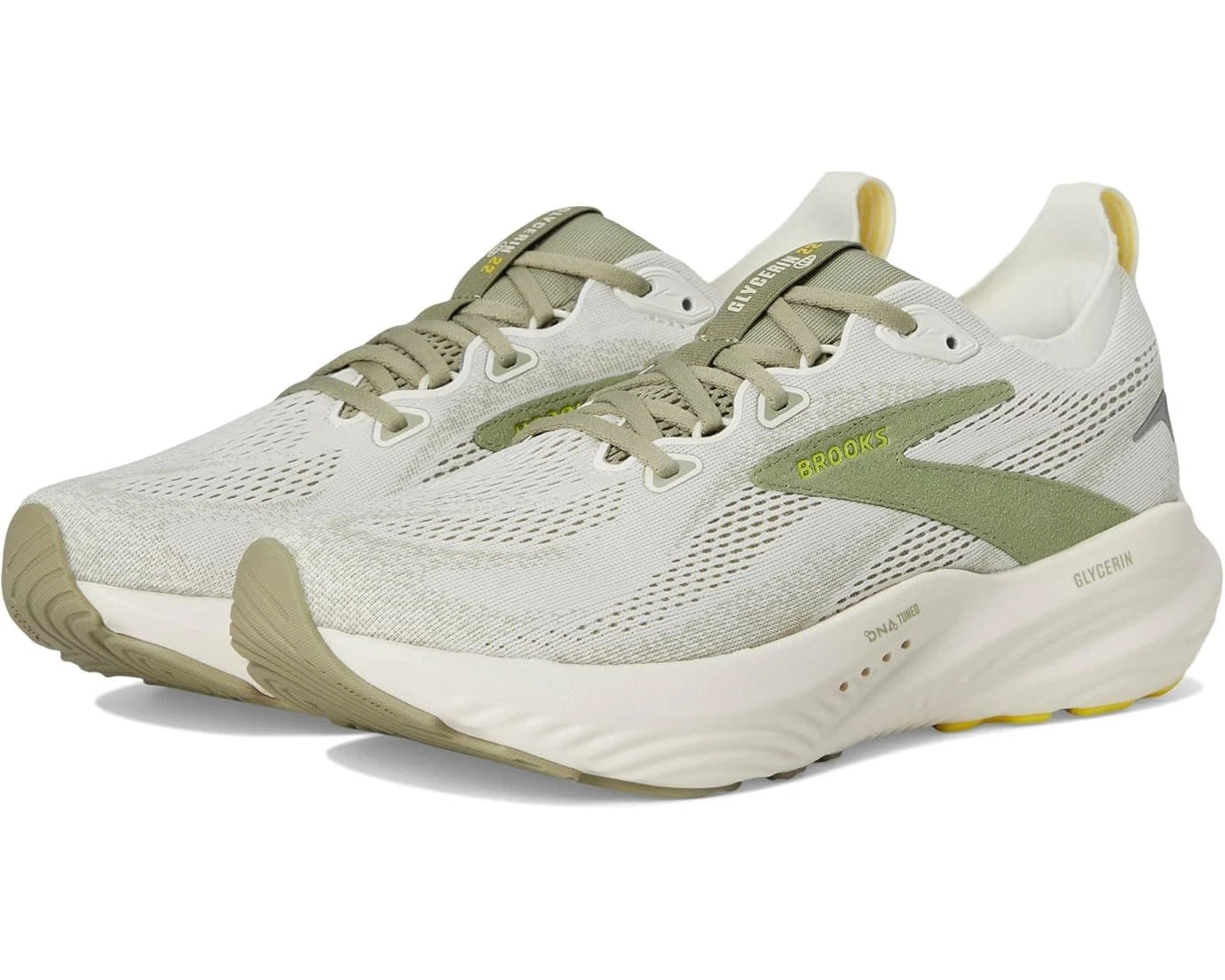 

Мужские кроссовки Brooks Glycerin 22 110445-1D-149 Coconut Running Shoes ZOGG2551, белый