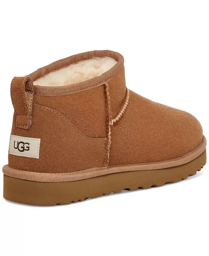 Мужские угги UGG® мини классические замшевые, коричневый — фото 4