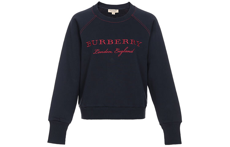

Женский свитер Burberry из смешанной ткани, темно-синий