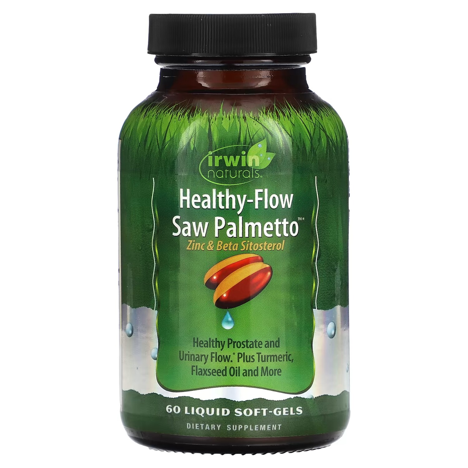 

Добавка Irwin Naturals Healthy-Flow Saw Palmetto, 60 жидких таблеток