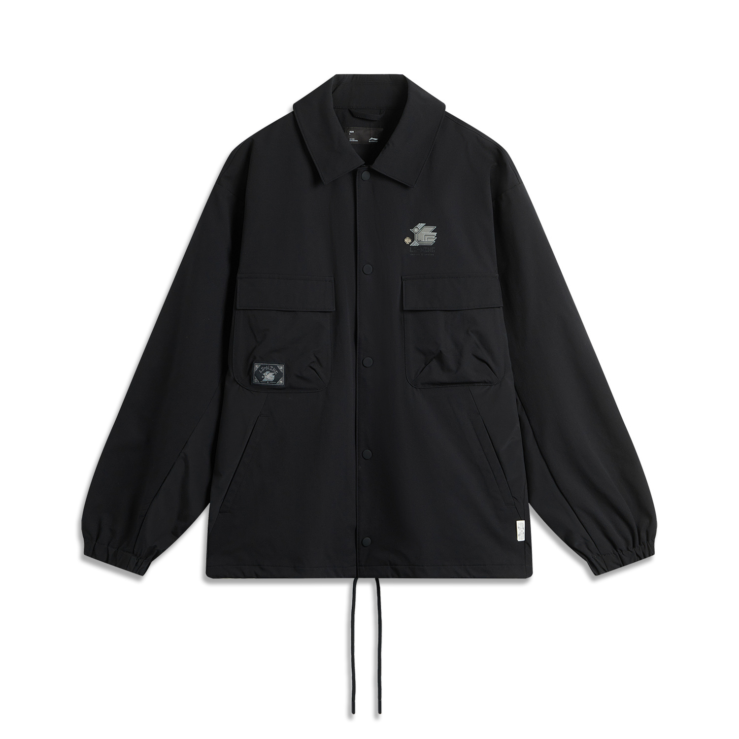 

LINING Куртка спортивная мужская черная, Black