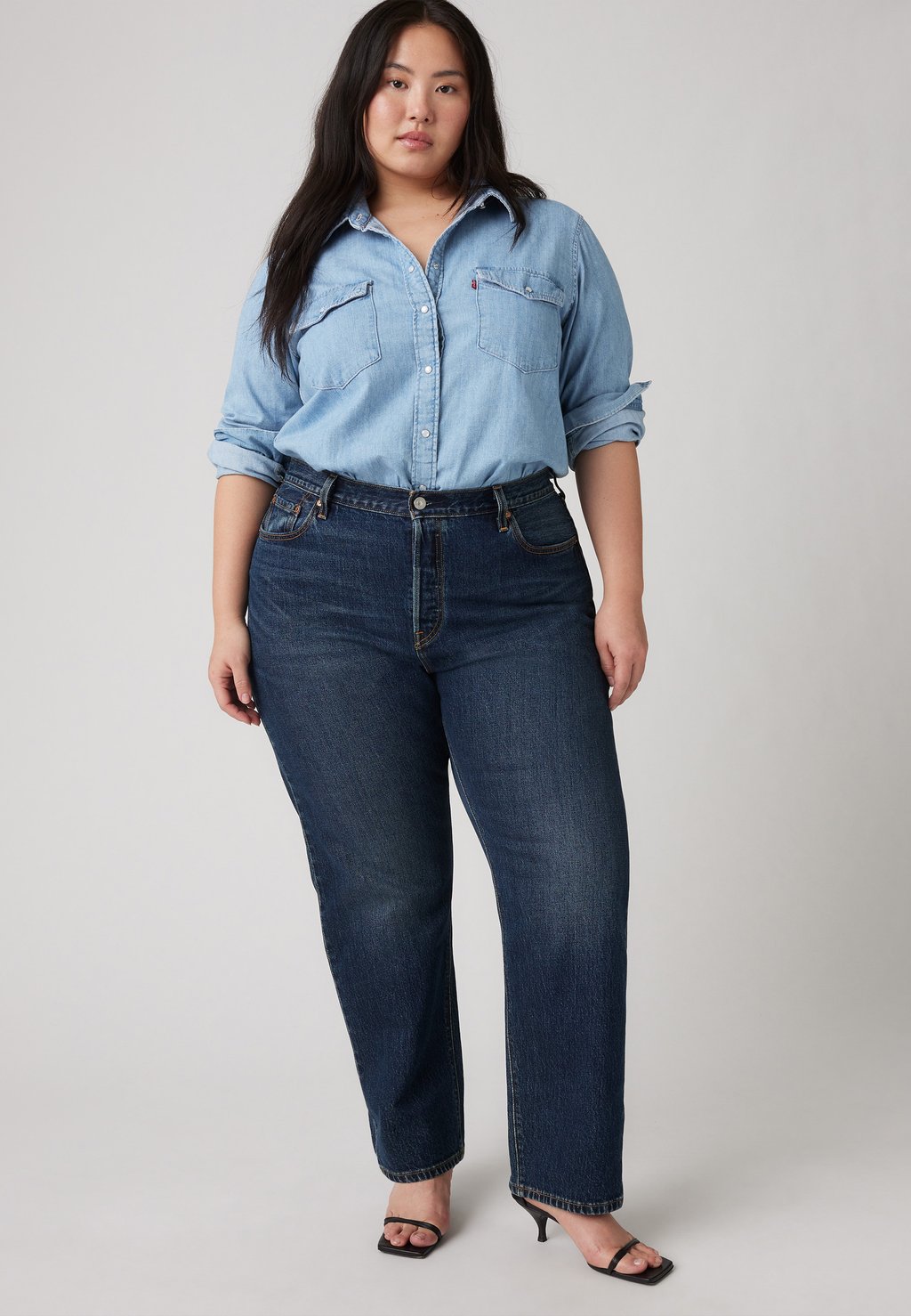 

Джинсы прямого кроя 501 FOR WOMEN Levi's Plus, цвет Same Intent