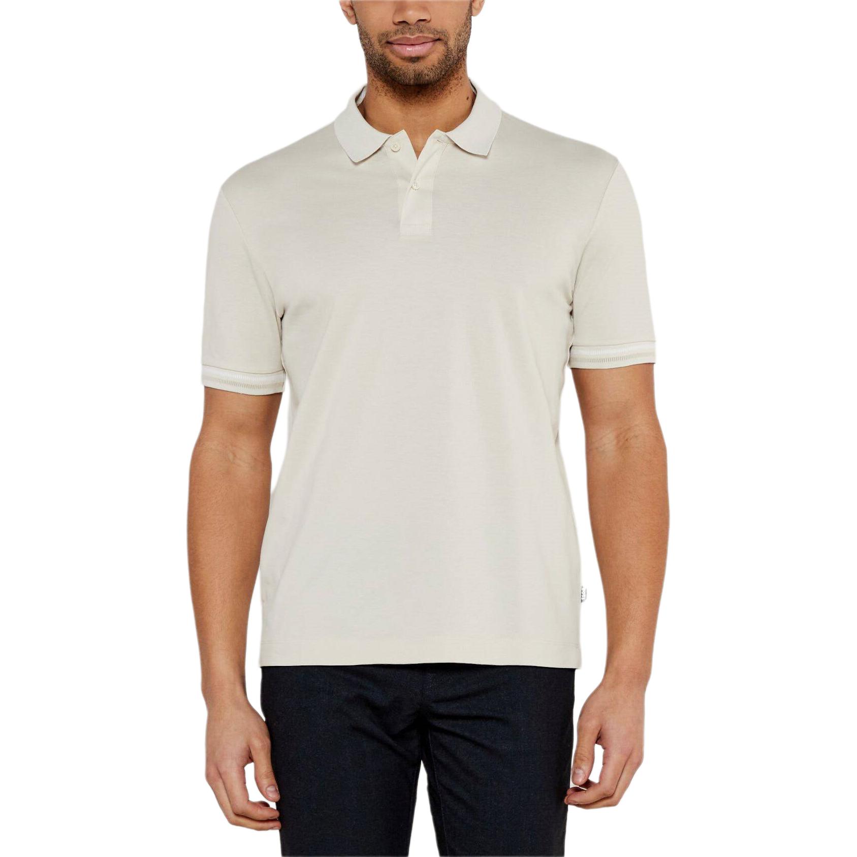 

HUGO BOSS Поло SS25 мужская светло-коричневая, Коричневый, HUGO BOSS Поло SS25 мужская светло-коричневая