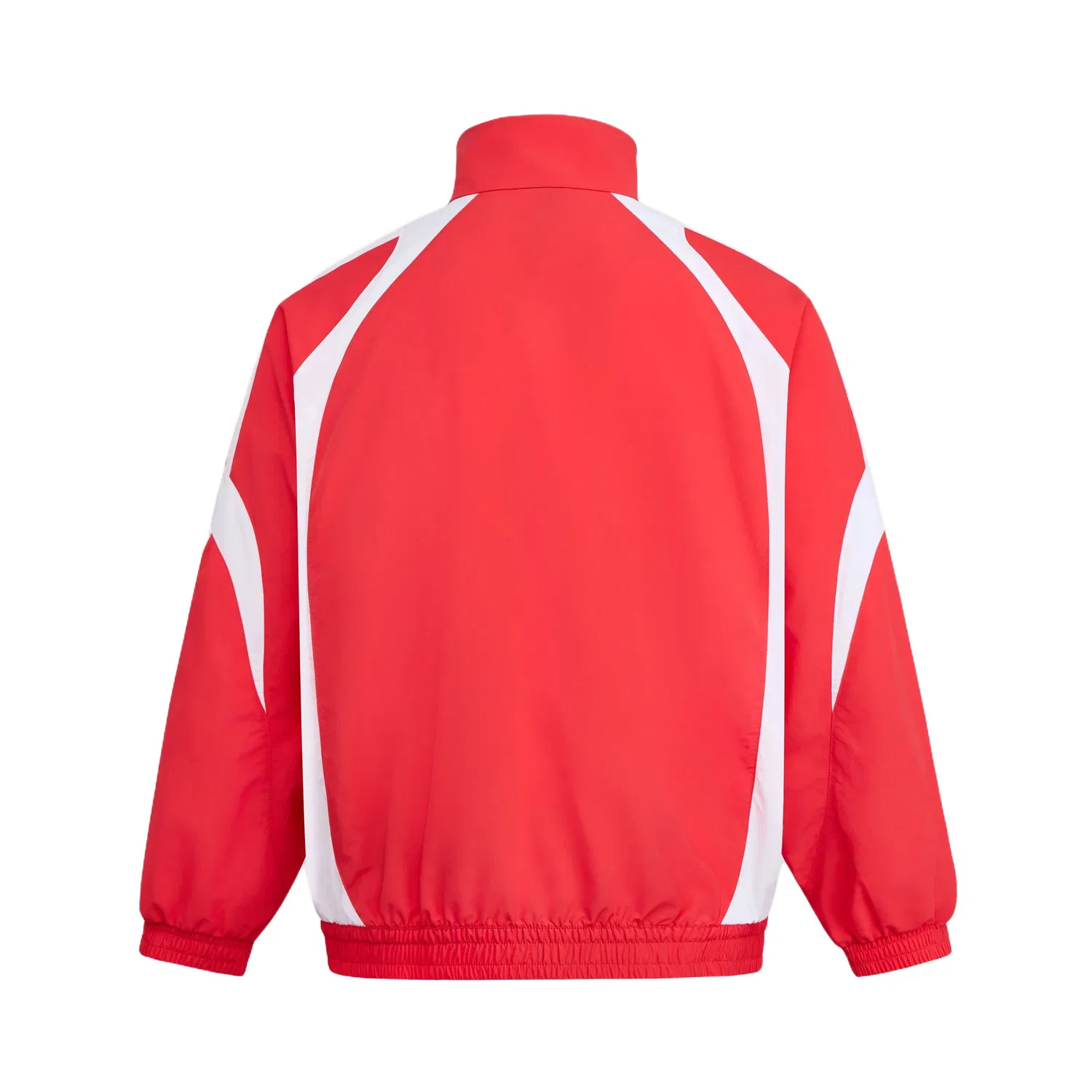 Куртка унисекс ярко-красная/белая, воротник-стойка, умеренная Adidas, Bright Red/White — фото 3