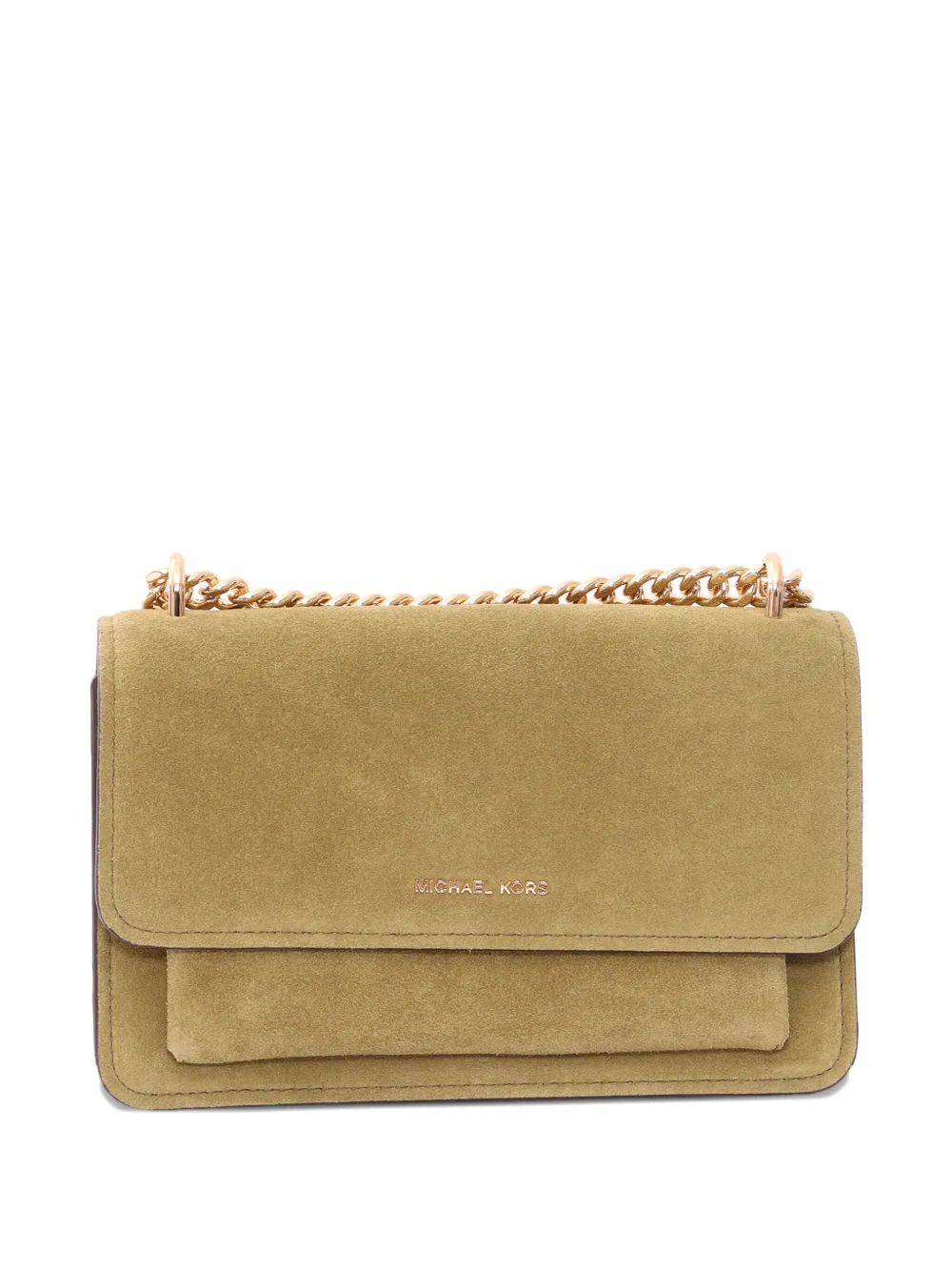 

Большая замшевая сумка Claire на плечо Michael Michael Kors, зеленый