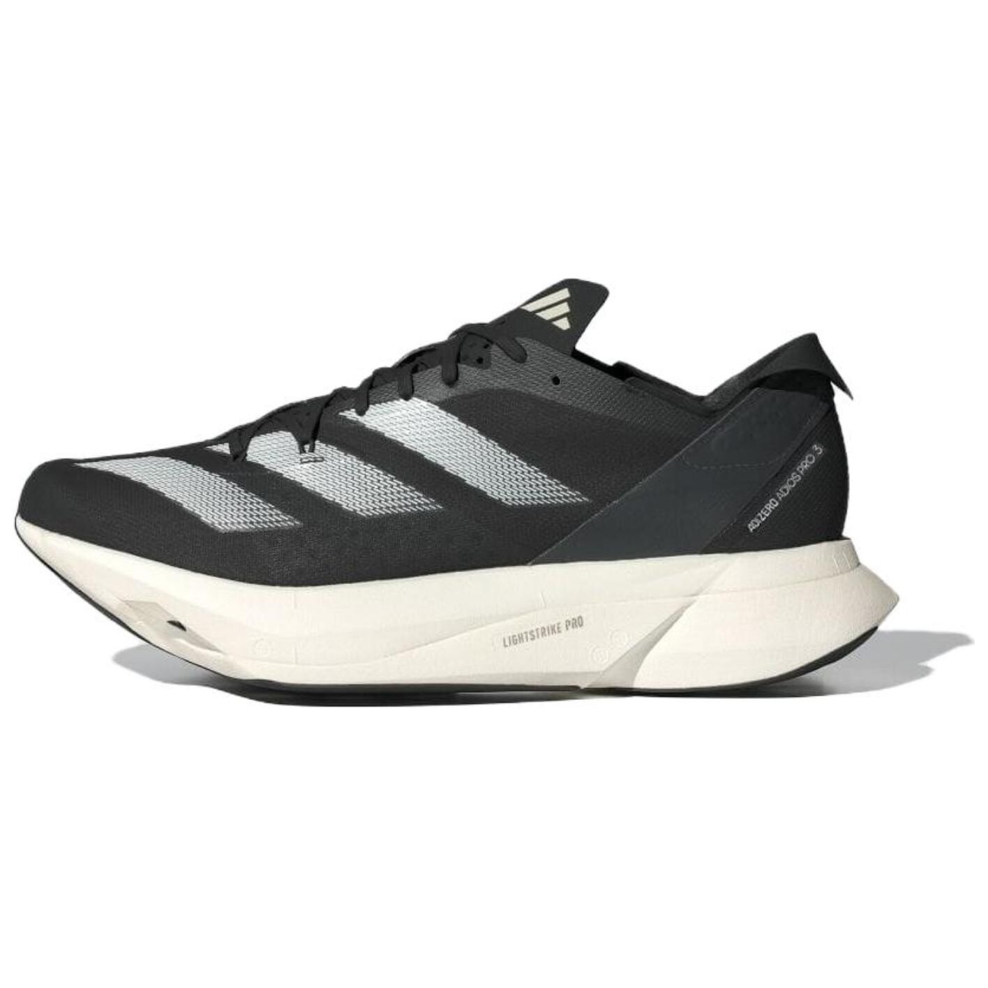 

Кроссовки Adizero Adios Pro 3 мужские низкие черные/серебристые Adidas
