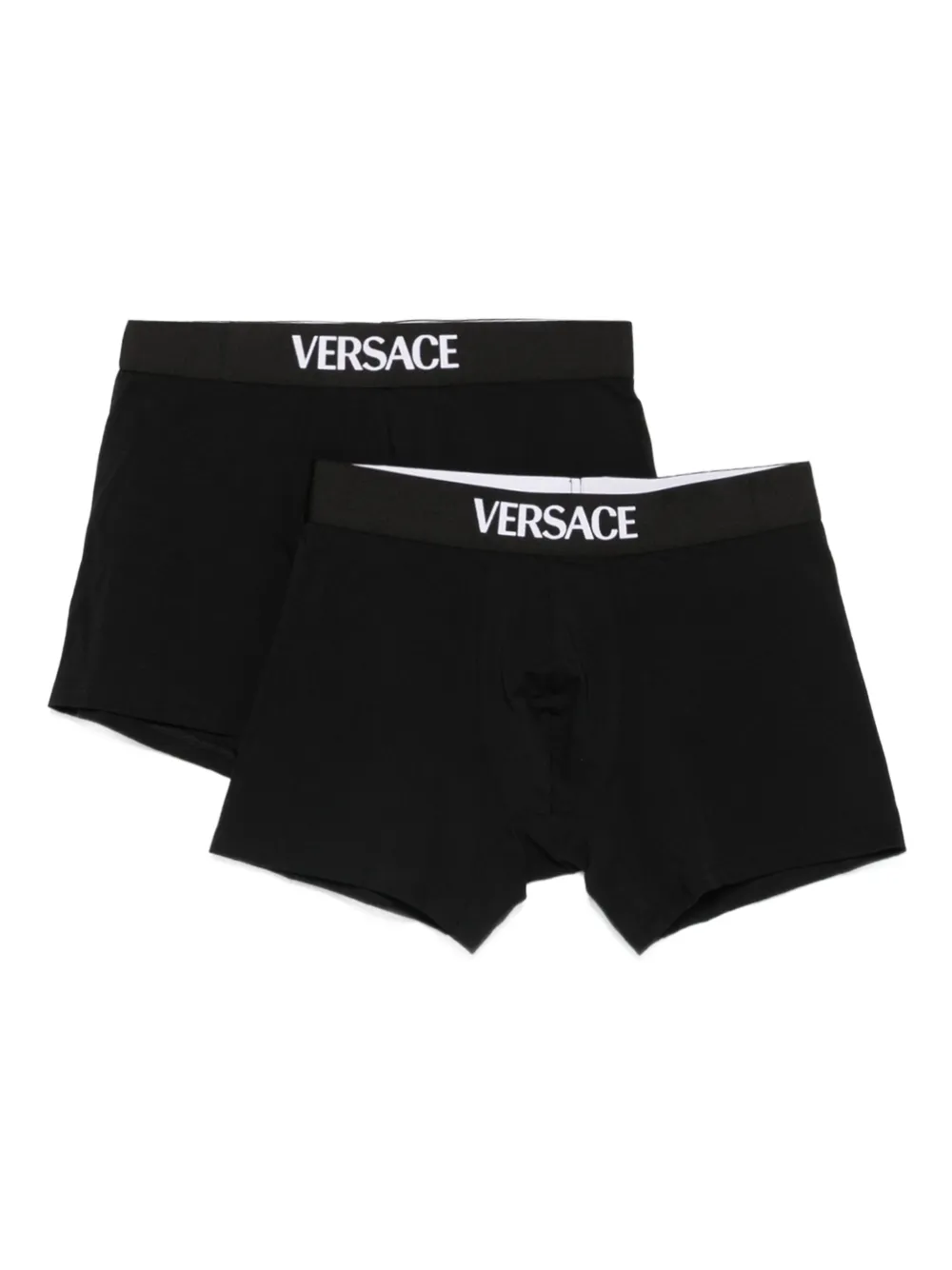 

Комплект из футболки и шортов с логотипом VERSACE, черный