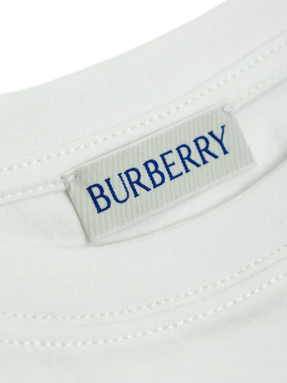 Футболка с изображением мишки Burberry Kids, белый — фото 3