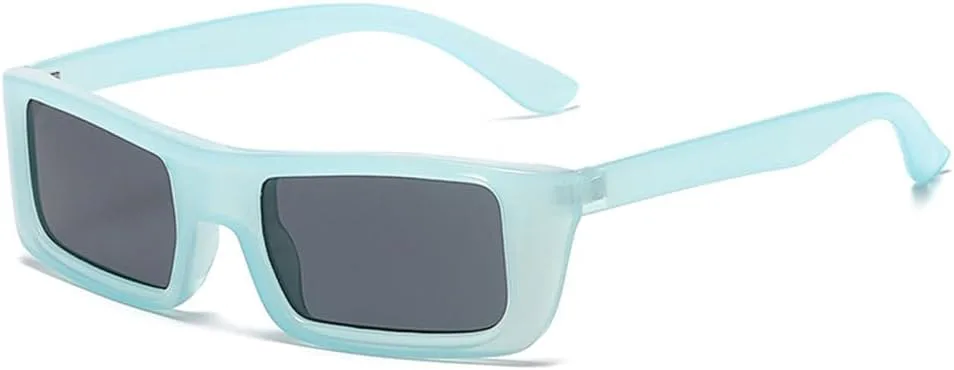 

Солнцезащитные очки MUTYNE прямоугольной формы для женщин, роскошные очки для женщин и мужчин, винтажные очки для женщин с защитой от УФ-излучения UV400, Blue