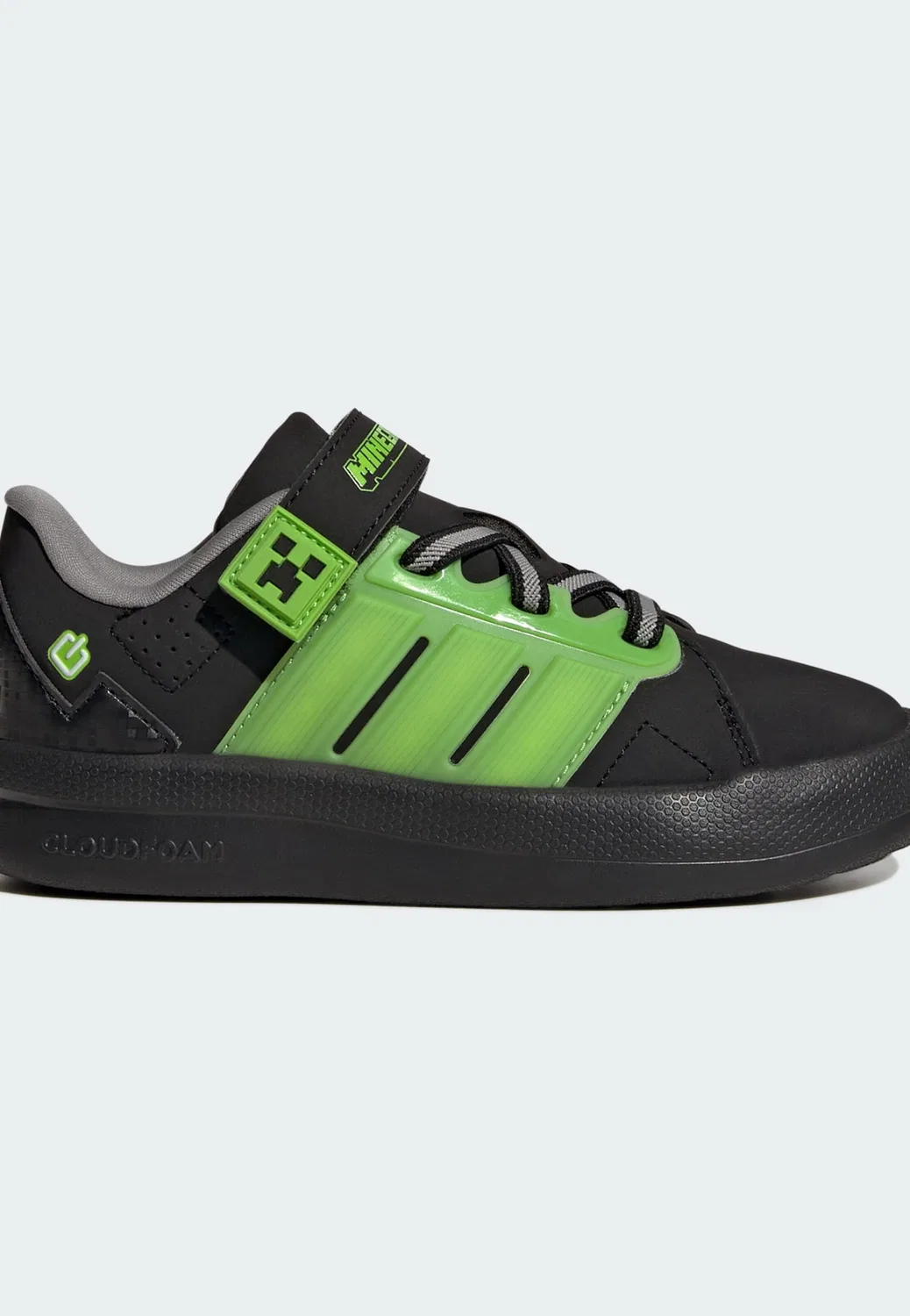 Кроссовки Adidas Sportswear Minecraft Lightorama Court черного цвета — фото 2