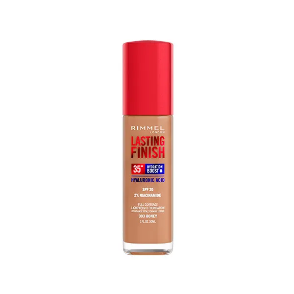 

Составляют основу Lasting Finish Foundation 35H Rimmel London, цвет honey