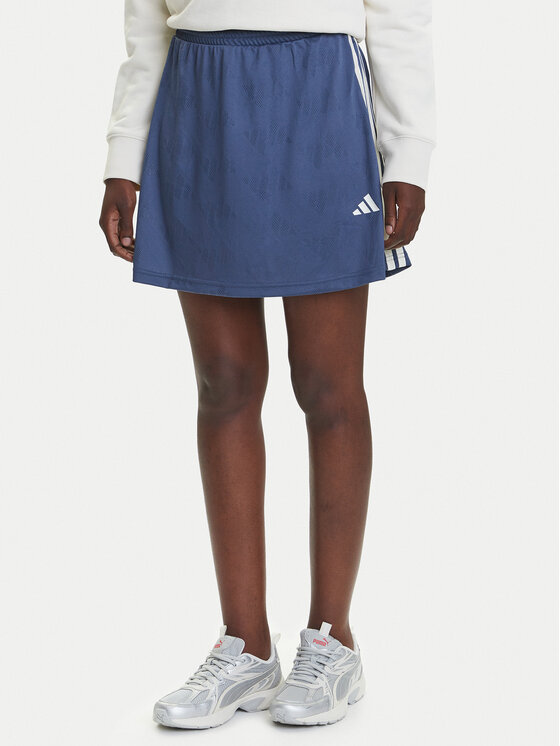 

Юбка для бега стандартный крой Stadium 3-Stripes Tennis Inspired Jacquard JV5632 Adidas, синий