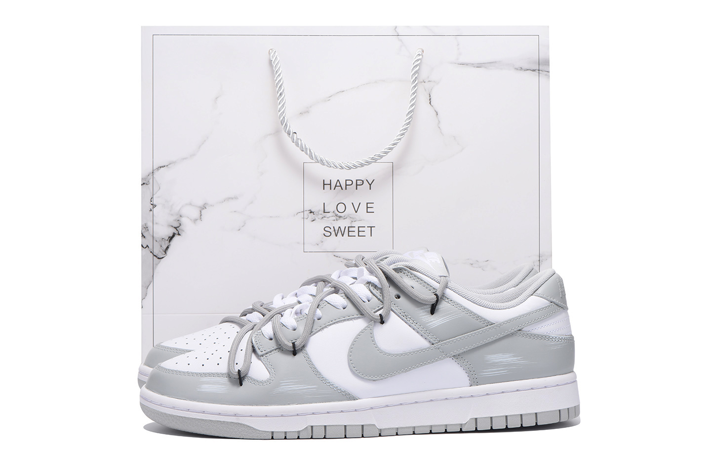 

Кроссовки для скейтбординга Dunk Anti-Slip, износостойкие, мужские, светло-серые Nike, Light Gray