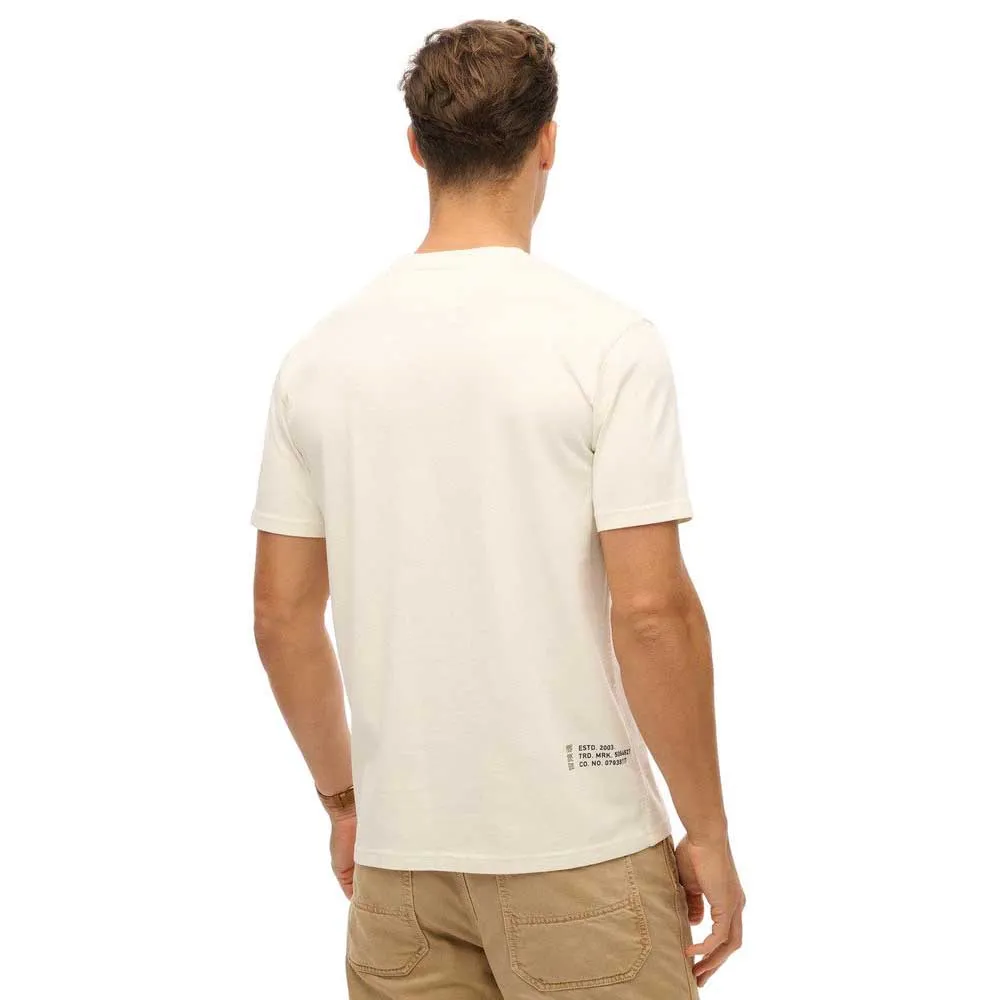 Футболка с коротким рукавом Superdry Utility Sport Graphic, белый — фото 2