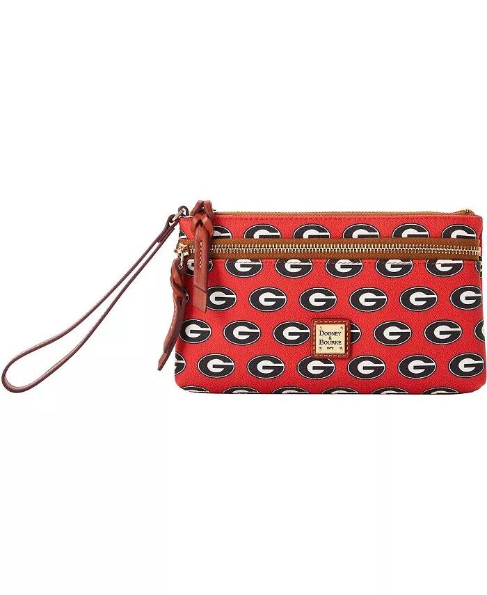 

Женская сумка Georgia Bulldogs Signature с двойной молнией Dooney & Bourke, красный