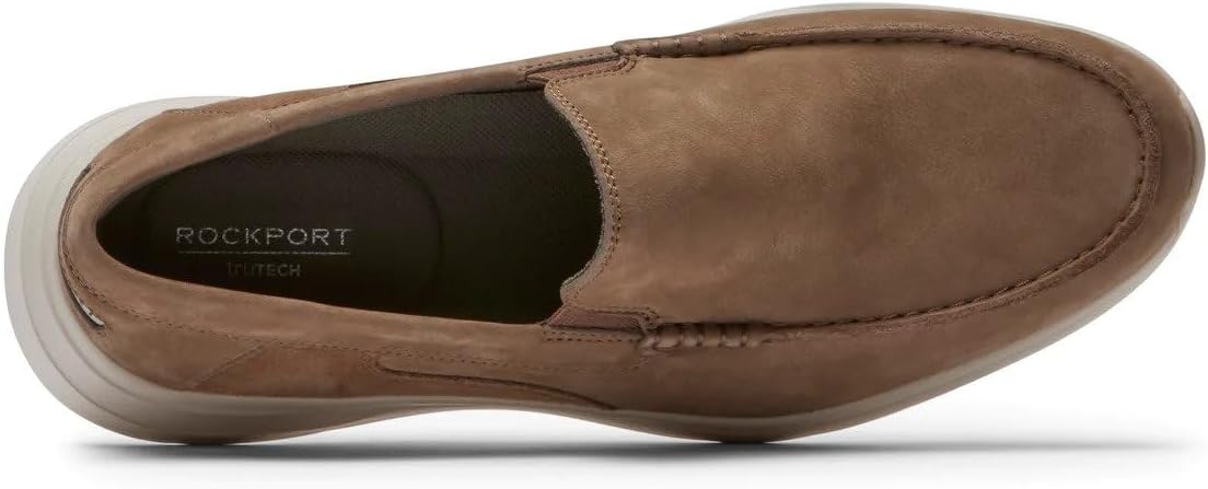 Мужские слипоны Rockport Patterson Moc Toe, коричневый — фото 3
