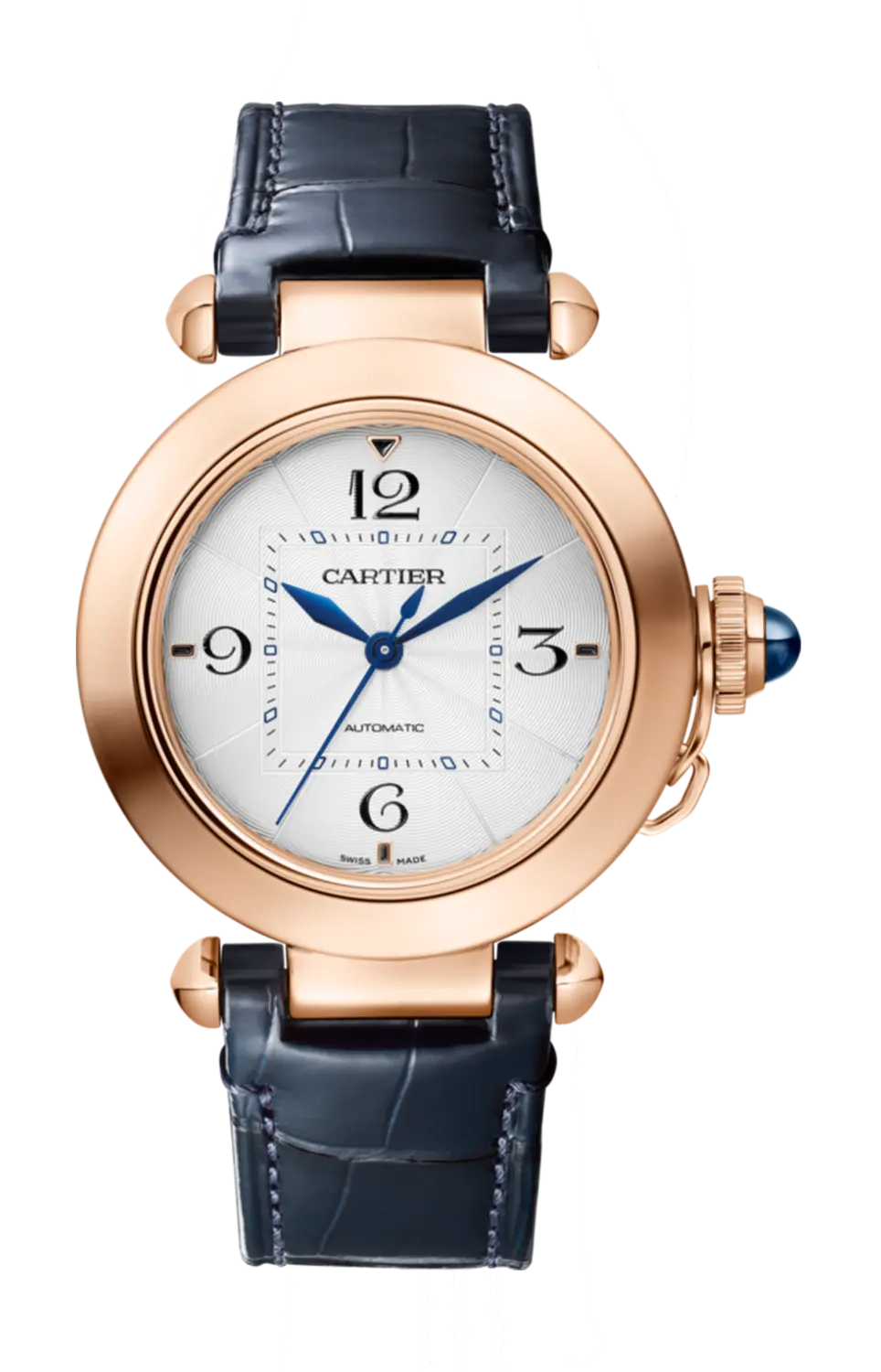 

Pasha de cartier 35 мм, автоматические, розовое золото, 2 сменных ремешка - wgpa0014 CARTIER