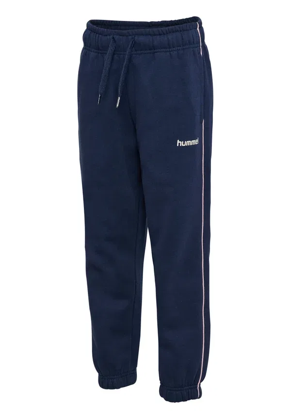 Тренировочные штаны Hummel Hmljr piping tracksuit bottoms, сине-розовый — фото 3