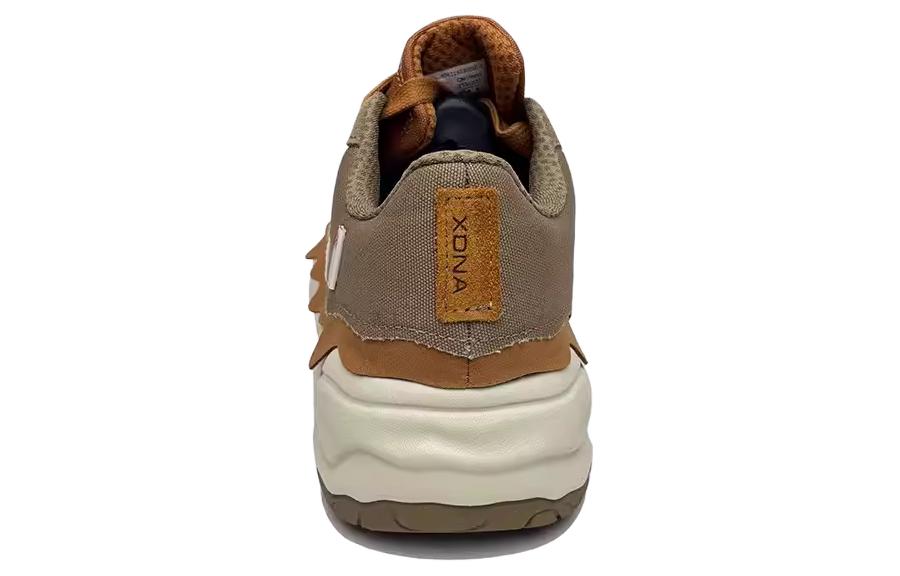 Износостойкие мужские повседневные низкие кроссовки Brown Orange XTEP — фото 3