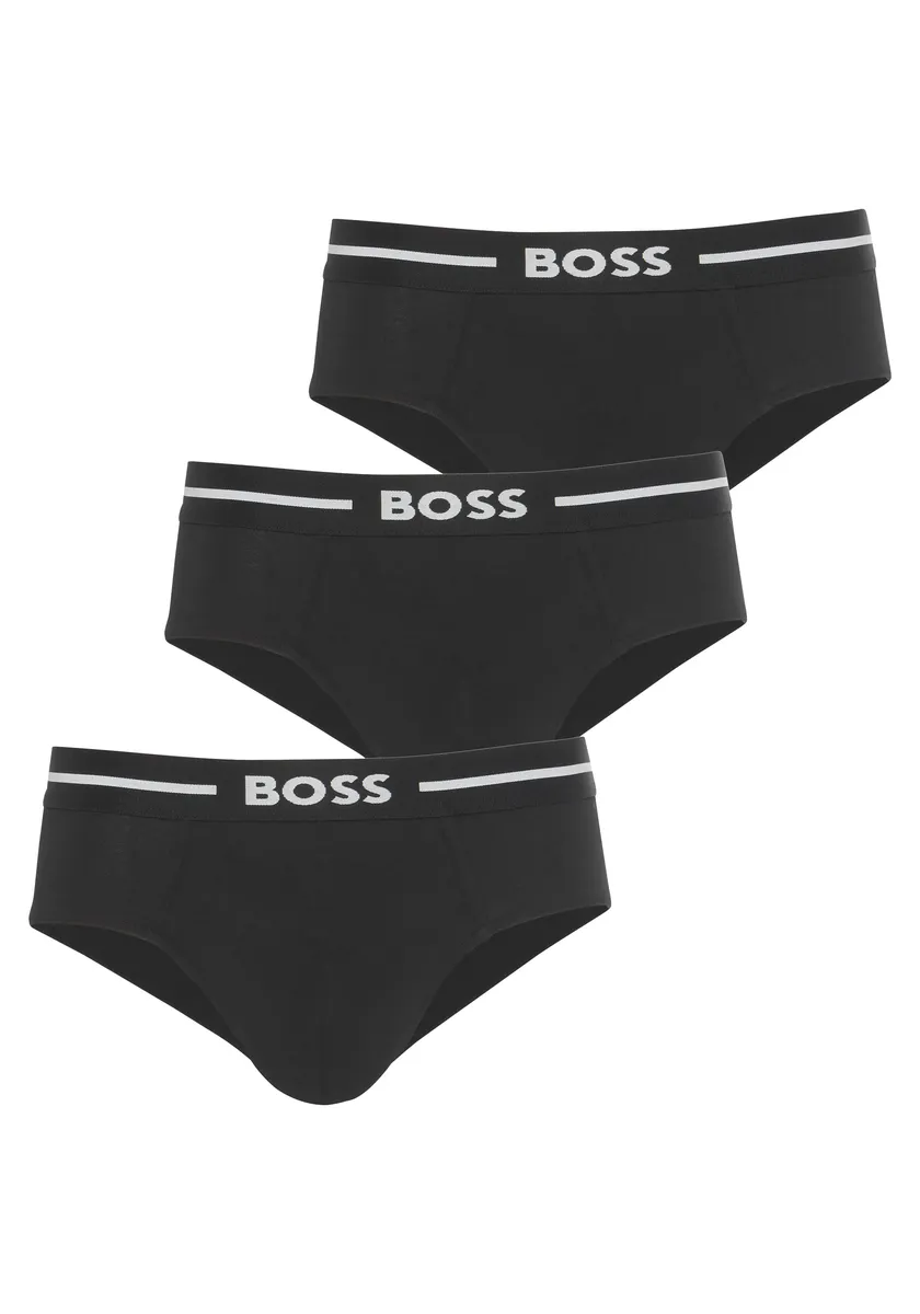 

BOSS Hipster "HipBr 3P Bold" (3 шт. в упаковке), с фирменной этикеткой BOSS Black, черный