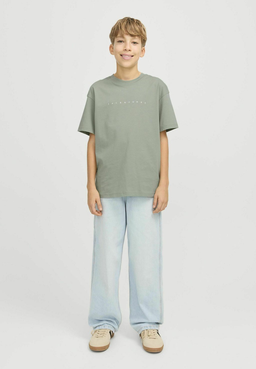

Футболка с принтом Jack & Jones Junior, светло-зеленый