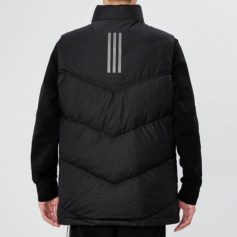 Жилет adidas Down Vest Outdoor Stay Warm Stand Collar Black — фото 4
