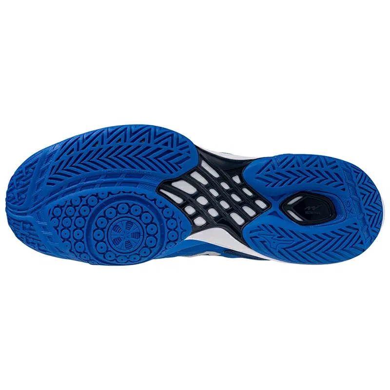 Бадминтонные кроссовки «Wave Claw 3 FIT» от Mizuno, 01 Blue X White X Navy — фото 3