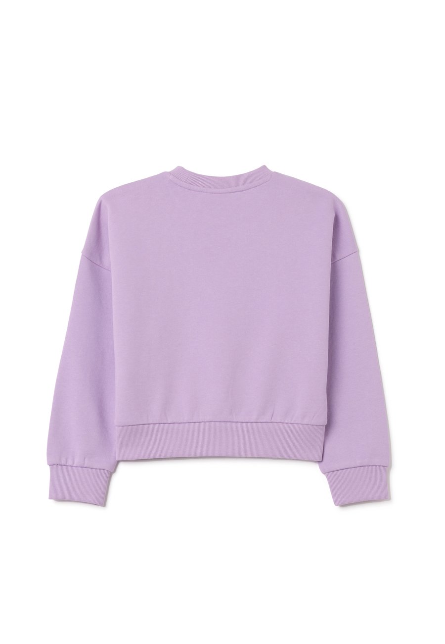 Толстовка OVS WITH BARBIE RHINESTONES, Light Purple/Dark Purple — фото 2