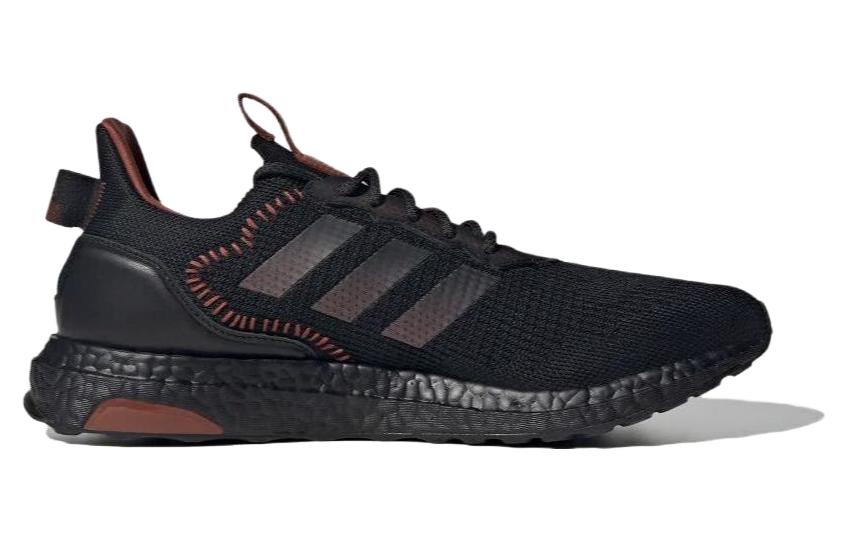 Ультрабуст Хуо Черный Красный Adidas, Черный Умбра — фото 2