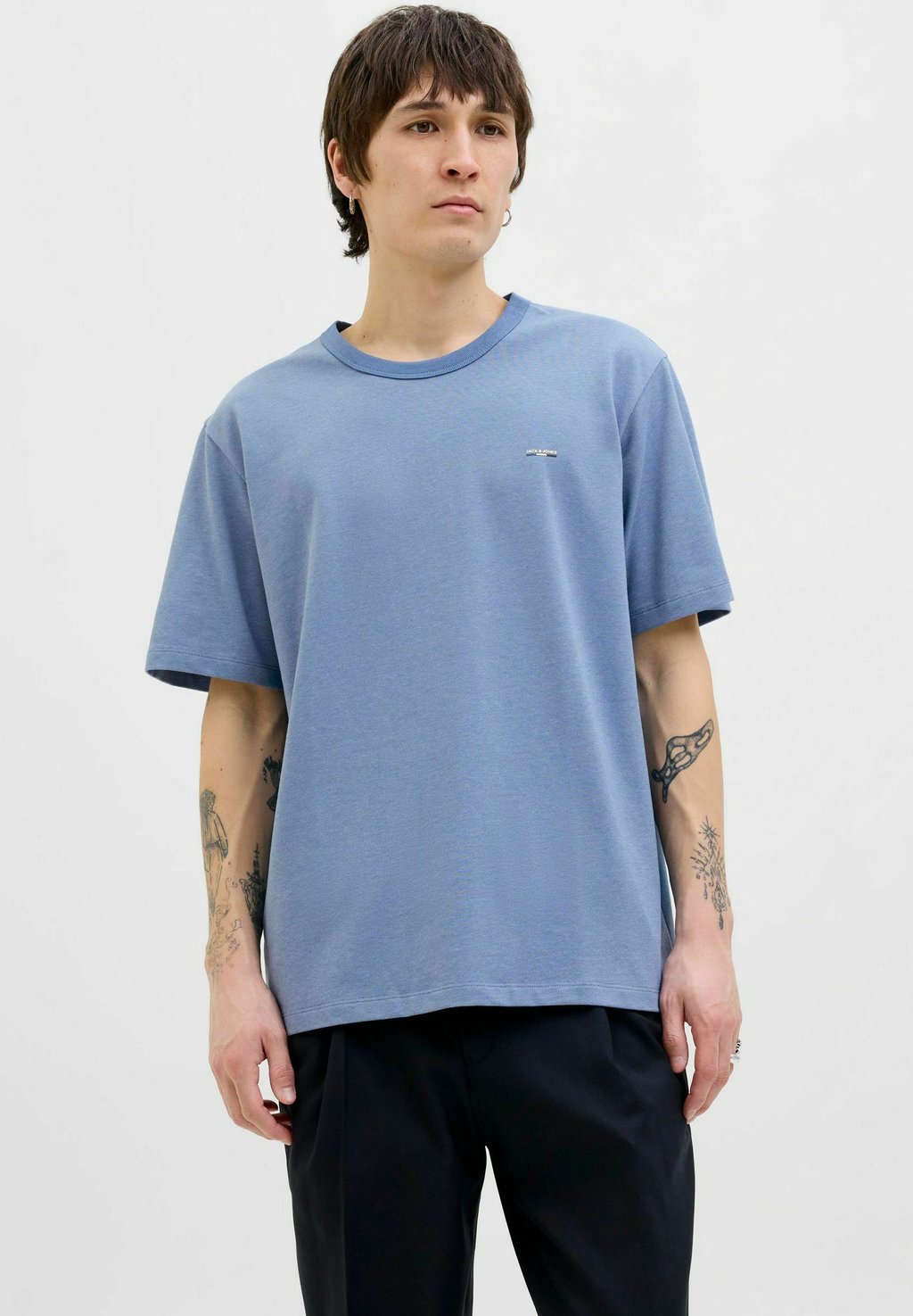 

Базовая футболка LOGO RUNDHALS Jack & Jones PREMIUM, цвет Quiet Harbor