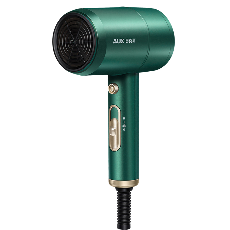 

Фен для волос 1800W с отрицательными ионами AH7800 Aux, Emerald-blue light negative ions