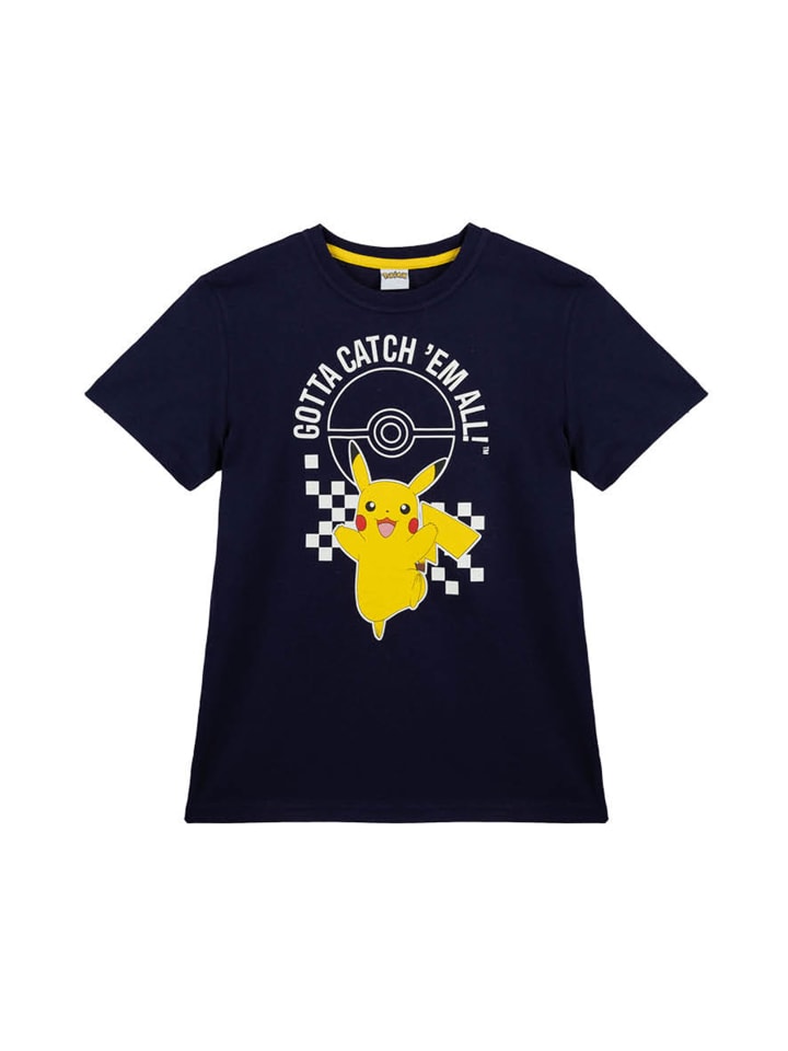 

Футболка Пикачу для мальчиков, топ, рубашка, черный Pokémon