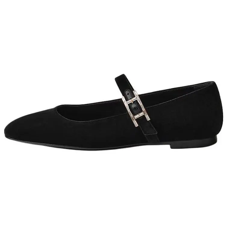 HERMES Туфли Jane Mary Jane женские черные
